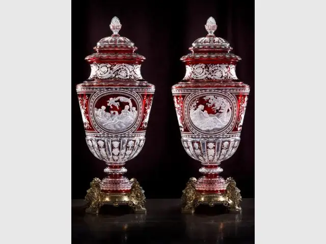 Vases couverts Simon - Baccarat - Baccarat : 250 ans d'excellence et d'Art de vivre