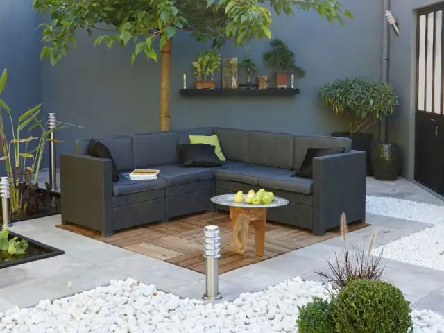 Un canapé d'angle parfait pour les petits espaces - Une sélection de mobilier d'extérieur