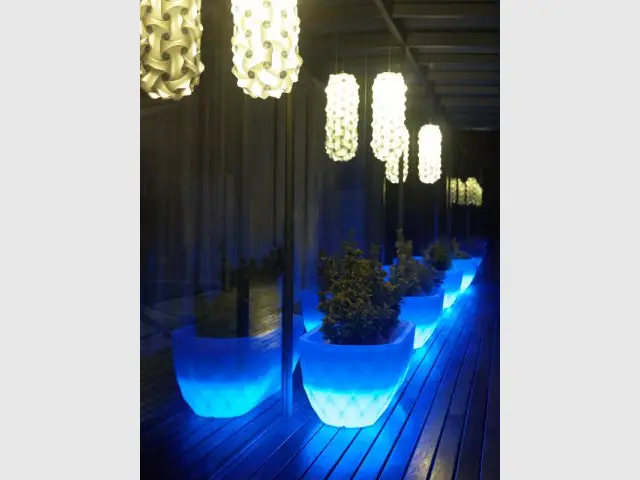 Des jardinières lumineuses - Jardinières originales