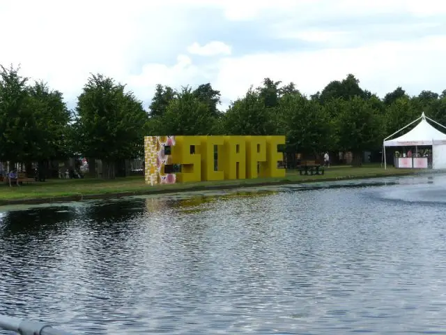 La zone Escape par Orla Kiely - Hampton Court Palace Flower Show 2014