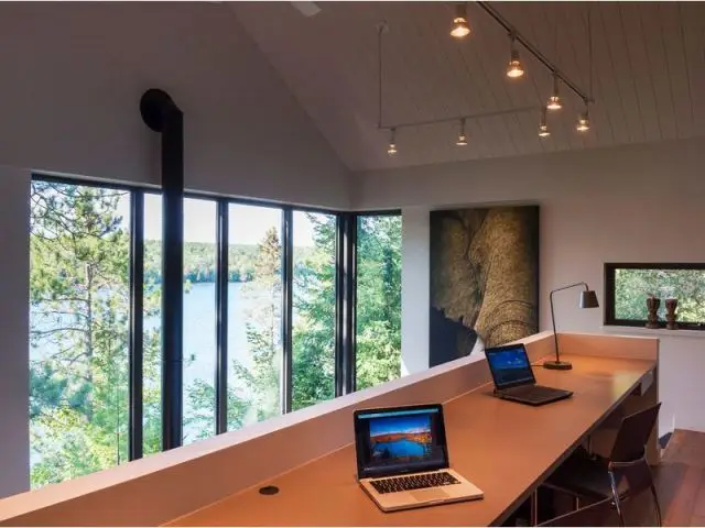 Bureau en mezzanine - Maison Messines