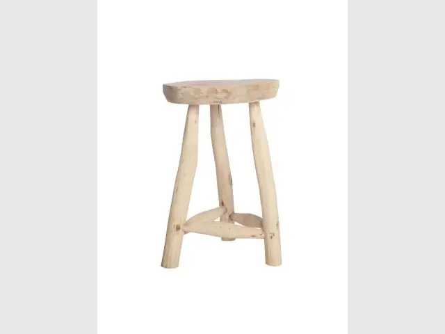 Tabouret en bois