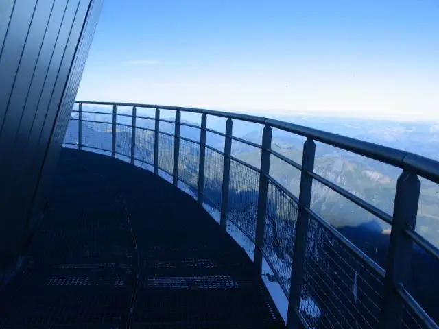 Une structure en lamellé-collé - Inauguration le samedi 6 septembre 2014 du nouveau Refuge du Goûter (Haute Savoie), 3.835 m