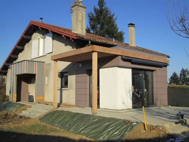 Fiche technique du chantier - Deux extensions en bois pour une maison plus fonctionnelle