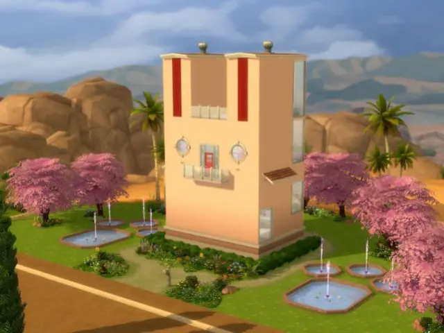 Les Sims 4 : une maison en forme de lapin - Maison conçue dans le jeu Les Sims 4