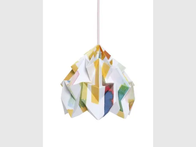 Une suspension origami - Luminaires à moins de 100 euros