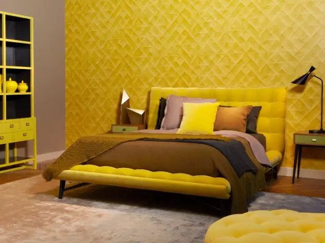 Chambre jaune 60's