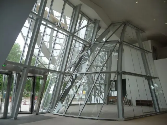 Structure acier pour l'entrée - Fondation Louis Vuitton