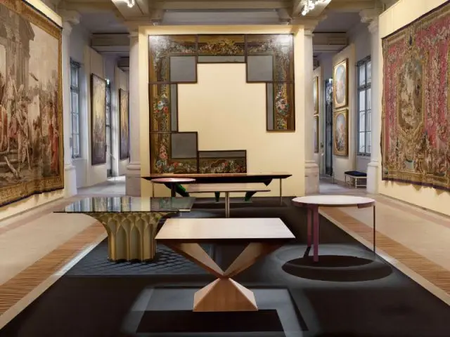 Un théâtre de rêve, la Galerie des Gobelins - Exposition à tables