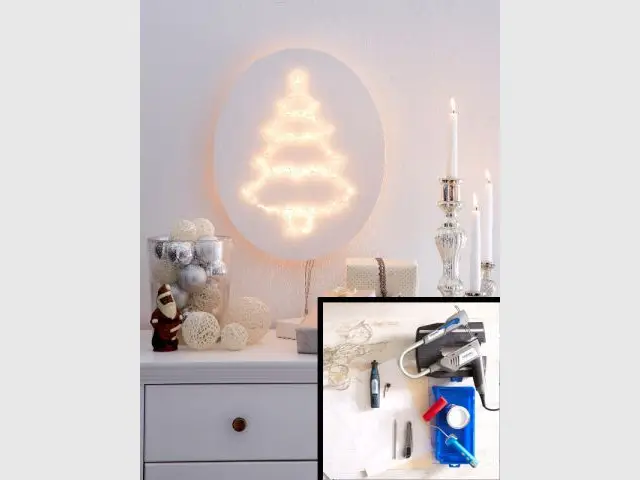 DIY : une applique lumineuse en bois à faire soi-même - Cadeaux de Noël à fabriquer soi-même