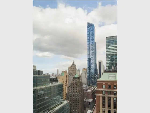 Une tour sur une parcelle en forme de L - One 57