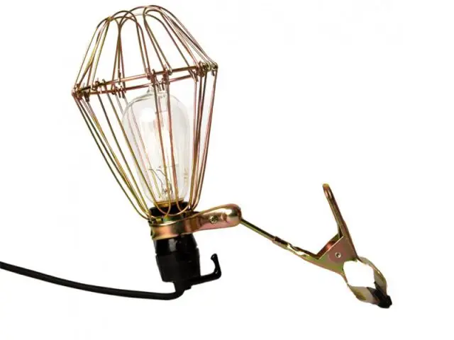 Lampe baladeuse à pince 