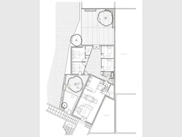 Un loft qui a conservé le découpage existant des espaces - Reconversion d'une ancienne papeterie en loft contemporain