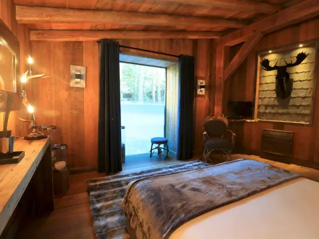 Une chambre façon cabane de trappeur - Arctic Lodge