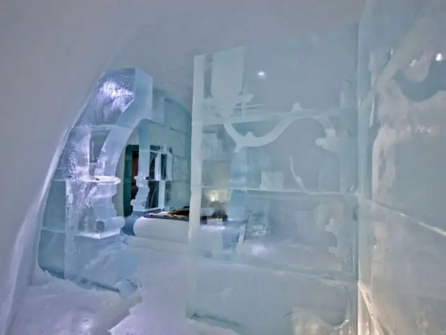 Une suite luxueuse au c&oelig;ur de la glace - Hôtel de glace suite Rococo