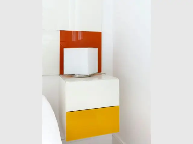 Fiche technique du projet - Un appartement fonctionnel et rafraichissant aux touches de couleurs pop