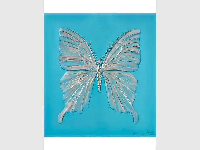 Les détails du papillon magnifiés - Damien Hirst et Lalique, 2015