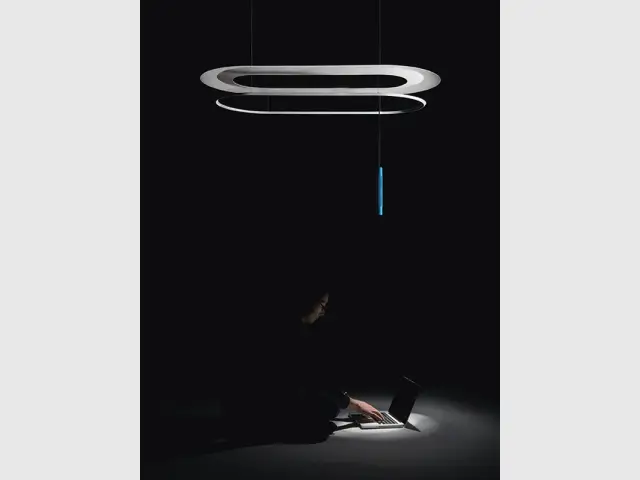 Un luminaire capable de transmettre des informations numériques - Atmosphères, Normal Studio