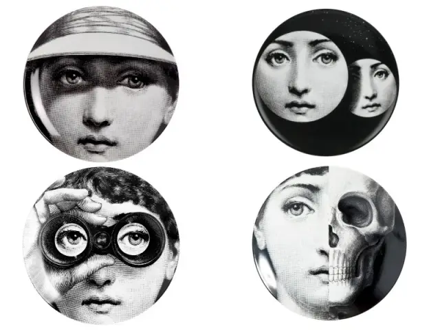 Des assiettes aux mille visages - Exposition Fornasetti aux Arts Déco