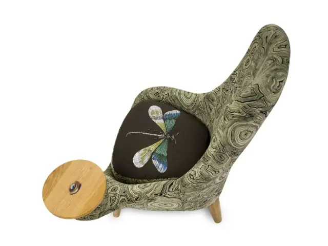 Un fauteuil hommage à l'artiste - Exposition Fornasetti aux Arts Déco