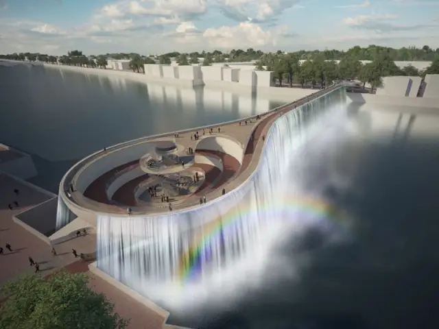 Un pont en forme de cascade - Le concours d'architecture pour la conception d'un pont à Londres