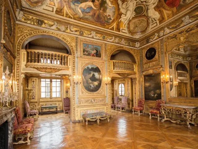 Charles Baudelaire et Fernand Boissard, locataire du salon de musique - Hôtel de Lauzun : chambre de parade