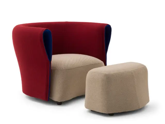 Un fauteuil compact aux lignes douces - Fauteuil