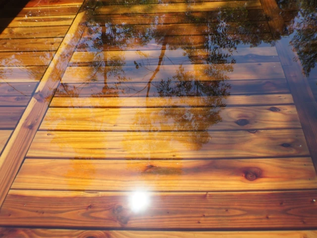 Une piscine familiale tout en bois - Piscine familiale naturelle 