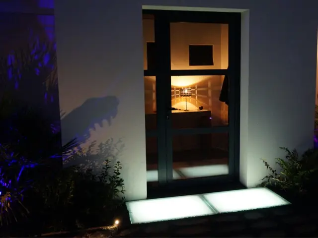 Un jardin qui prend vie la nuit - Jardin croco chic