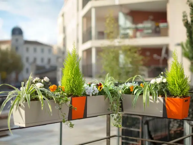 Balcons : inspirations jardinières 