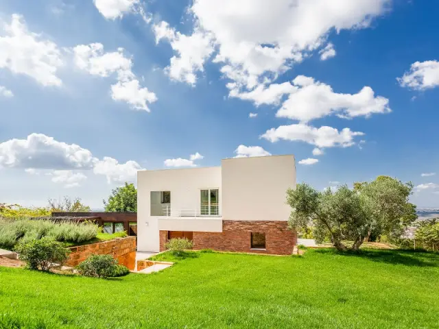 Un caroubier pour une villa intégrée dans son environnement - Courtyard House in Trapani by Studio 4e