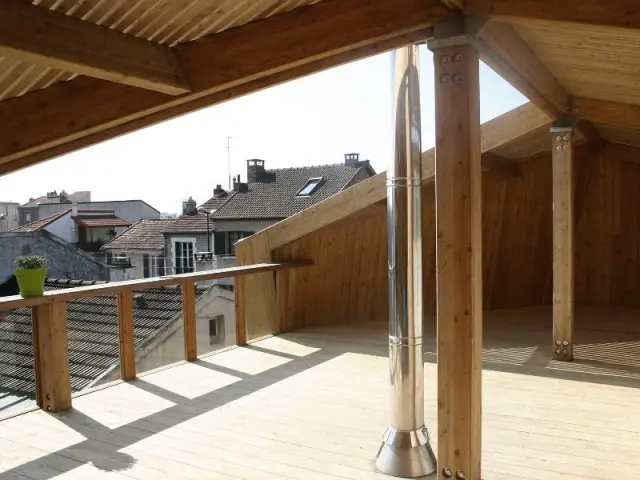 Toiture-terrasse - Maison Cosse - ARBA Architecture