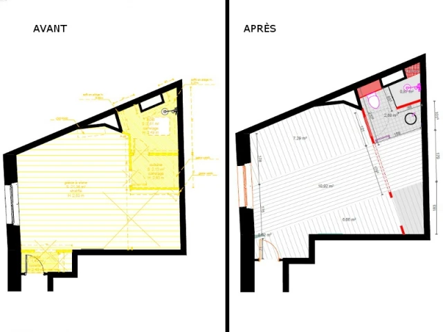 Tout casser pour repartir de zéro - Un studio organisé autour d'un cube