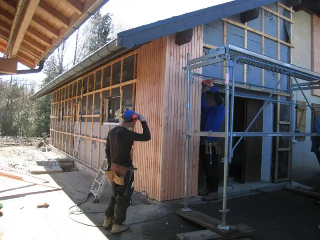 Le garage isolé et transformé en chambre - Restructuration d'une maison en Haute-Savoie