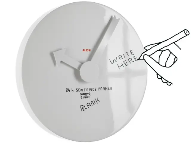 Horloge Blank Alessi