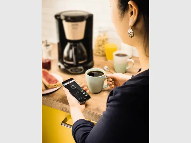 Cafetière connectée