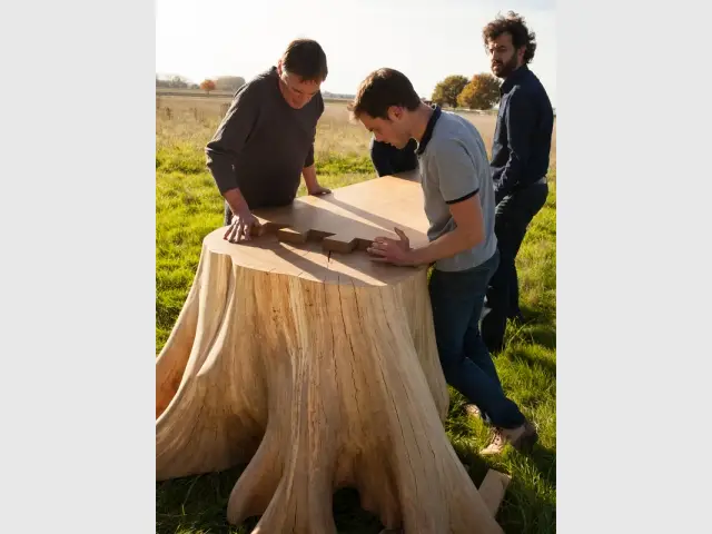 Une table imposante démontable - Table Racines carré - Thomas de Lussac