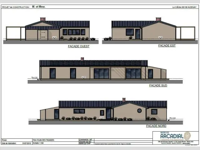 Fiche technique - Maison rénovée Arcadial