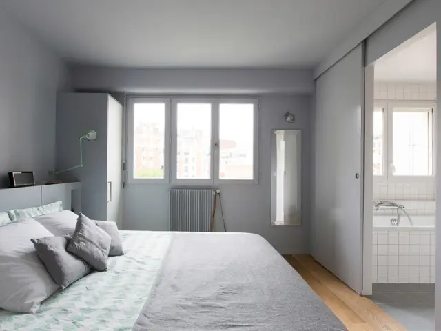 Chambre métamorphosée - Un appartement à l'élégante sobriété