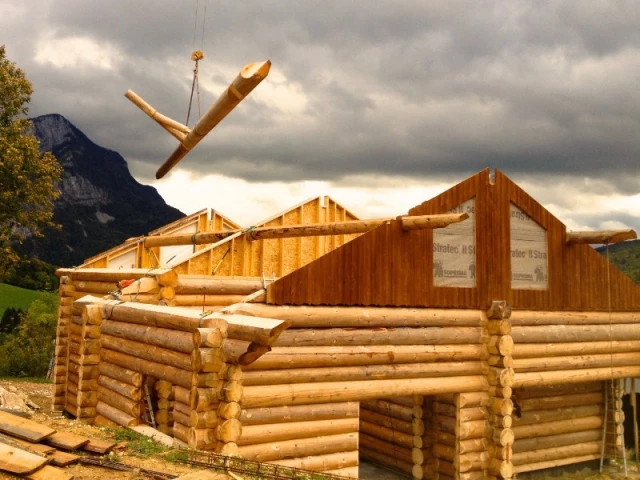 Un chalet que l'on appelle une Fuste  - Construction de la fuste