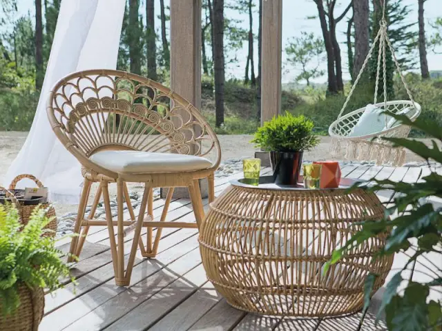 Le rotin fait son grand retour dans votre jardin pour un effet jungle - Les tendances Outdoor 2016