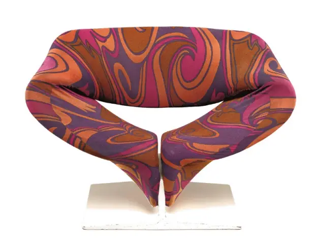 Fauteuil F582 dit Ribbon Chair, Pierre Paulin 1966