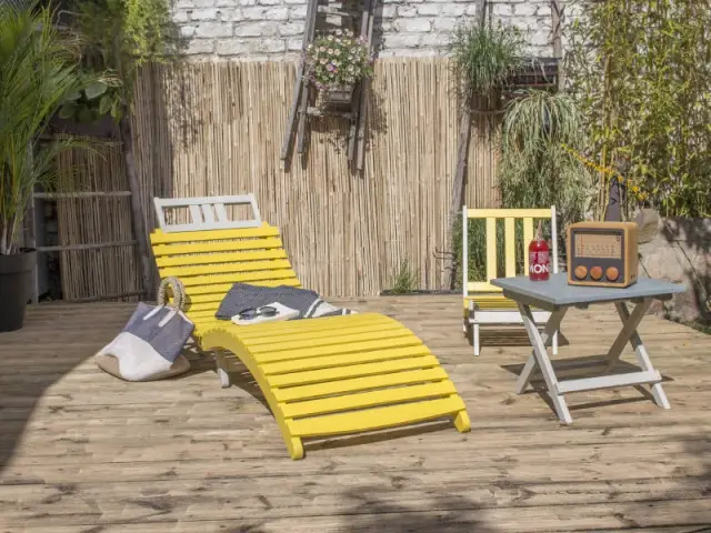 Une assise colorée pour un effet énergisant