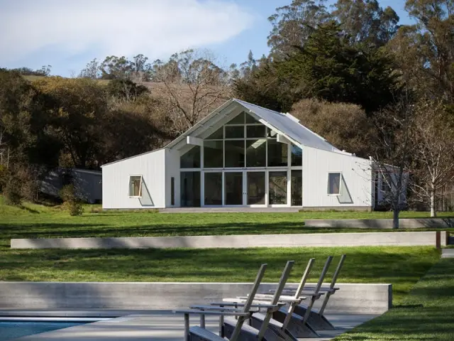 Un ranch à haute qualité environnementale - Un vieux ranch américain transformé en maison écologique