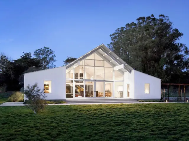 Un vieux ranch américain transformé en maison écologique