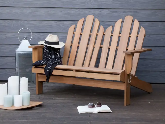 Un fauteuil américain deux places pour une ambiance zen - Dix fauteuils pour profiter de son jardin à deux