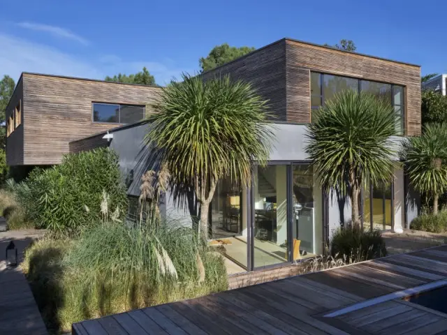 Une maison contemporaine au coeur de la nature