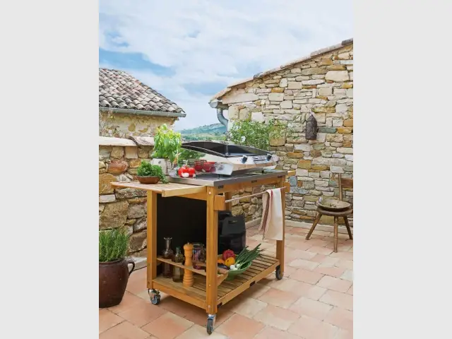 Une plancha en fonte émaillée pour des saveurs inégalées  - Dix barbecues et planchas pour cuisiner au jardin