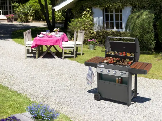 Un barbecue familial pour des déjeuners variés  - Dix barbecues et planchas pour cuisiner au jardin