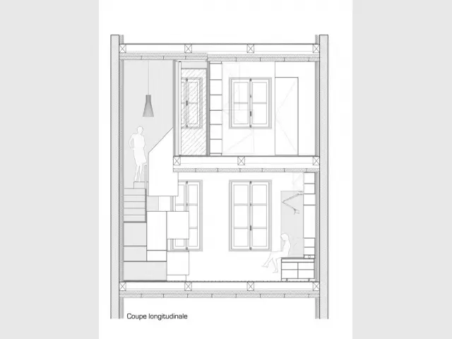 Plan de l'appartement bordelais